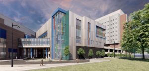 A rendering of the new UPMC Children's Hosptial Heart Institute