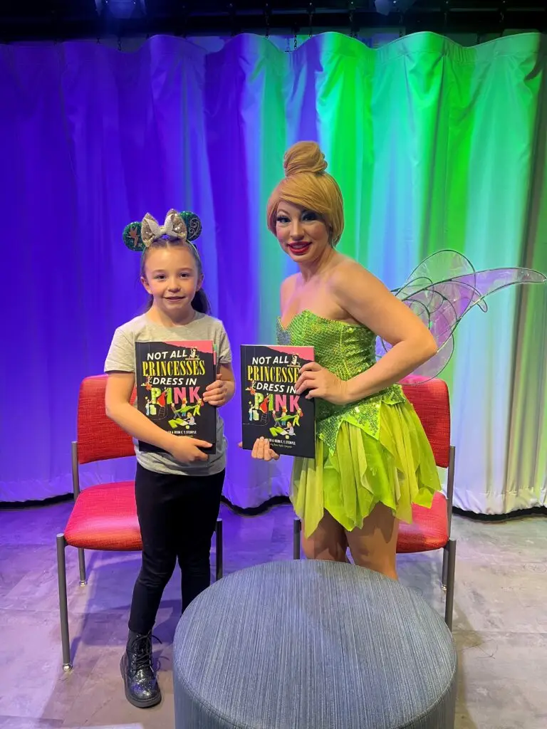 Mila and her mom, provide books to cardiac families to promote development in the hospital.