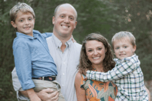 Sawyer, patient with FAOD, and his family