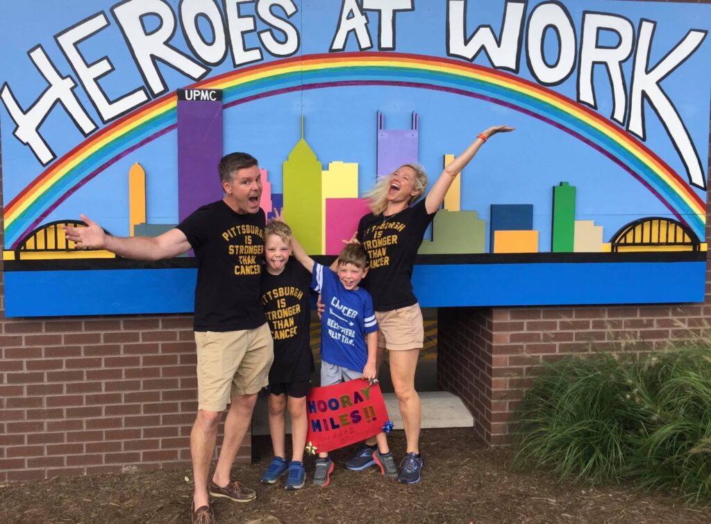 Miles and his family