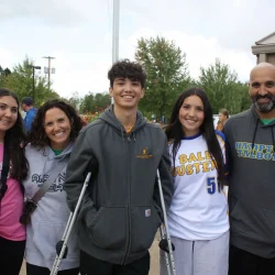 Aiden gives to support teens like himself going through treatment.